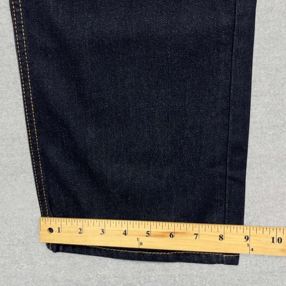 Levi's 514 Jeans Mens 38x30 Dark Indigo Blue Denim Straight Fit Stretch Modern